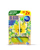 Ambipur WC aktív gél-blokk citrom és jázmin 2x 45g