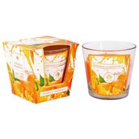 Aroma Illatgyertya üvegben narancs és grapefruit , 120 g