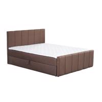 Boxspring ágy, 180x200, barna, STAR