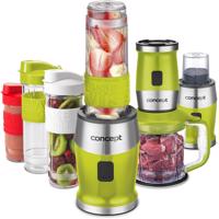 Concept SM3393 Fresh&Nutri Nutri multifunkciós turmixgép, 700 W + 2 x 570 ml + 400 ml palack zöld, zöld