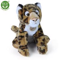 ECO-FRIENDLY plüss ülő leopárd, 30 cm