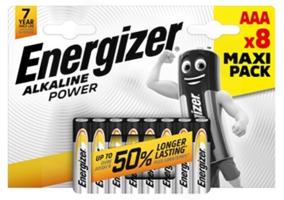 Energizer Alkaline Power Alkáli Tartós Mikro Elem AAA B8