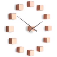 Future Time FT3000CO Cubic copper Design falra ragasztható óra, átmérő 50 cm