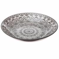 Grey Orient porcelán mélytányér, 21,5 cm