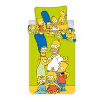 Jerry Fabrics Simpsons gyermek pamut ágynemű, 140 x 200 cm, 70 x 90 cm