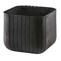 Keter Cube planter műanyag virágtartó M szürke, 30 x 30 x 30 cm