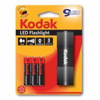 Kodak Elemlámpa 9 x LED (+3AAA) fekete