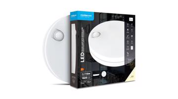 Modee Mennyezeti LED Lámpa 18W 4000K D300x62mm A-S01 +sensor (1820 lumen) ERP