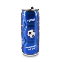 Orion Futball termosz-pléhdoboz 0,5 l, kék