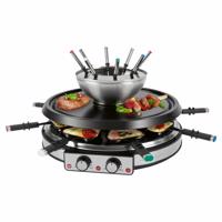 ProfiCook RG/FD 1245 raclette fondü grill 2in1