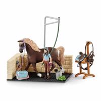 Schleich  Autómosó klub tartozékokkal, 24,5 x 19 x 6,6 cm