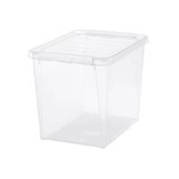 SmartStore Classic tárolódoboz fehér klipszekkel, 25 l