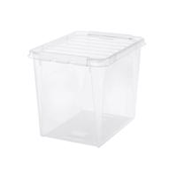 SmartStore Classic tárolódoboz, fehér klipszekkel, 52 l, 52 l