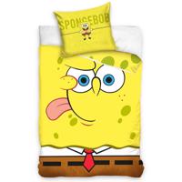 Spongya Bob Emoji gyerek ágyneműhuzat, 140 x 200, 70 x 90 cm