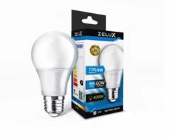 Zelux Led Globe A60 9W E27 4000K Gömb Izzó