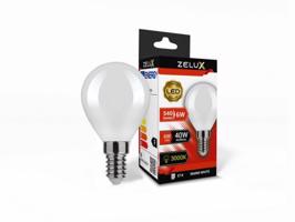 Zelux Led Mini Globe G45 6W E14 3000K Mini Gömb