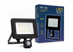 Zelux Led Reflektor 30W NW 4000K Mozgásérzékelős PIR